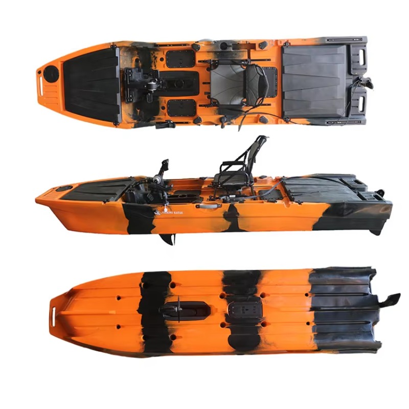 Vicking 12.6FT Single Kayak Pe - đánh giá và giá Fishing Kayak Trolling Motor
