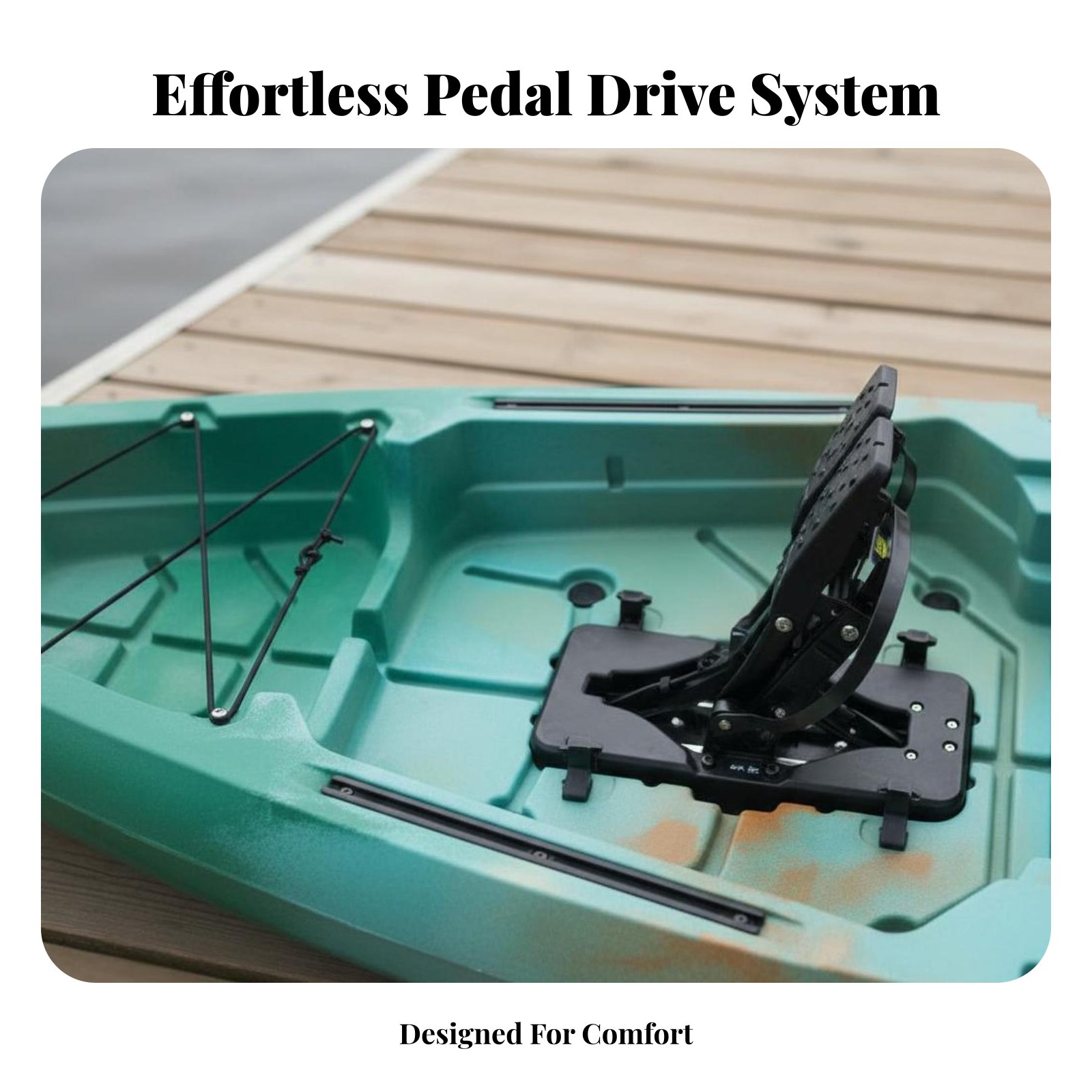 Pedal Drive Fishing Boat Folda - đánh giá và giá Fishing Kayak Pedal Drive