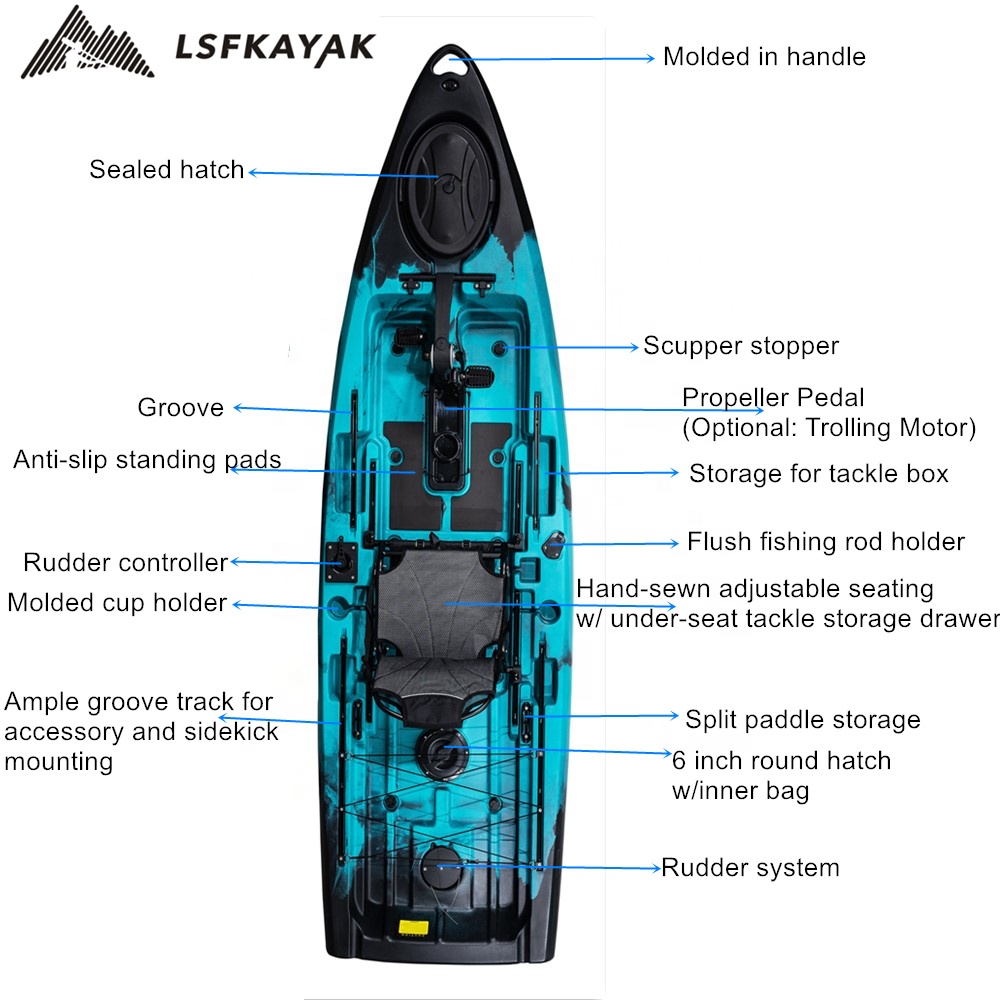 Best Fishing Boat 2024 New Exp - đánh giá và giá Fishing Kayak Pedal Drive