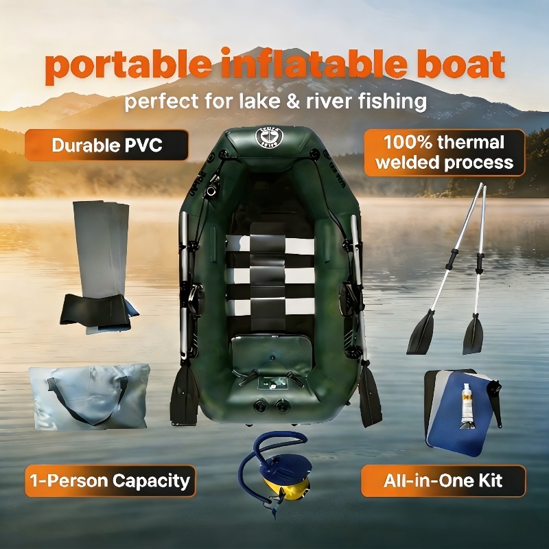 1 Person Fishing Boat Cheap In - đánh giá và giá Fishing Kayak Inflatable