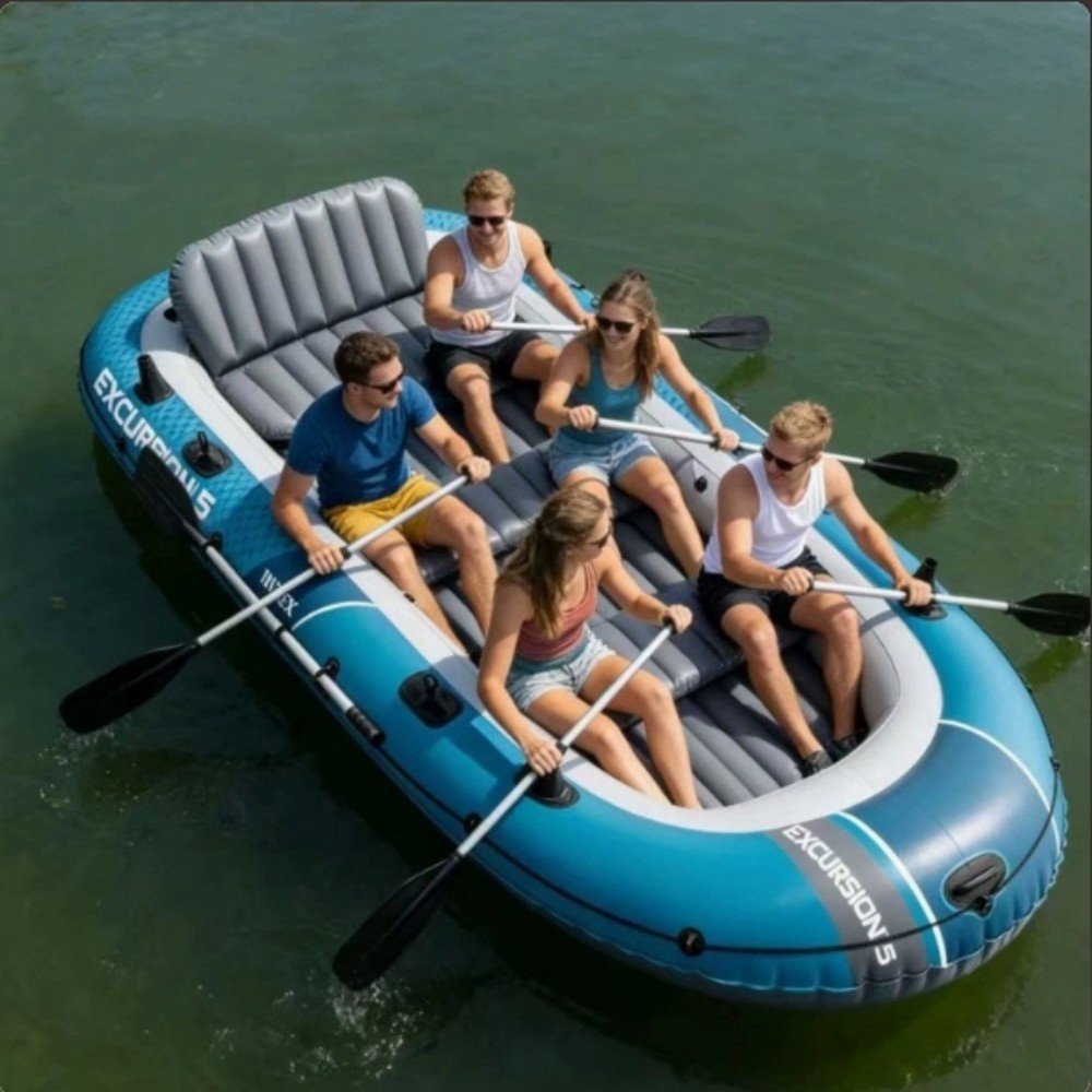 2-person 4-person thick kayak, - đánh giá và giá Fishing Kayak Inflatable