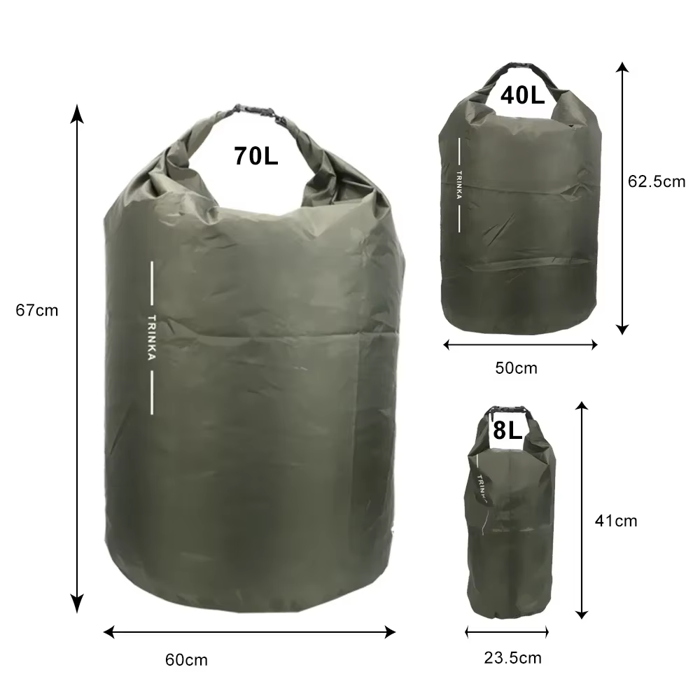 8L 40L 70L Roll‑Top Waterproof - đánh giá và giá Fishing Kayak Cart