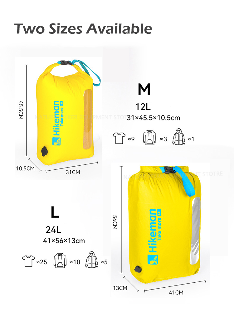HIKEMAN Vacuum Compression Bag - đánh giá và giá Fishing Kayak Storage Bag