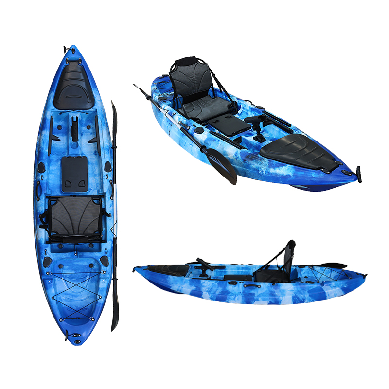 Single-Seater Fishing Pedal Ka - đánh giá và giá Fishing Kayak Pedal Drive
